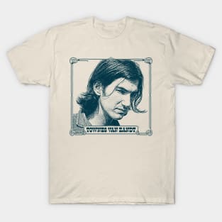 Townes Van Zandt // Retro Style Fan Art Design T-Shirt